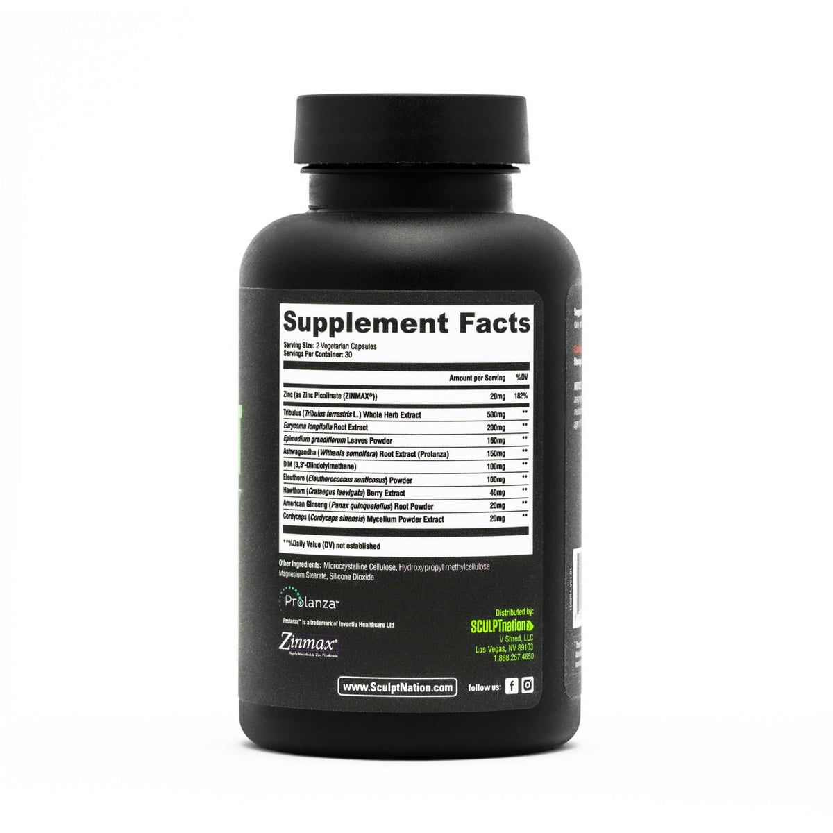 Sculptnation TestBoost Max Muscle Building Supplement, 60 Capsules