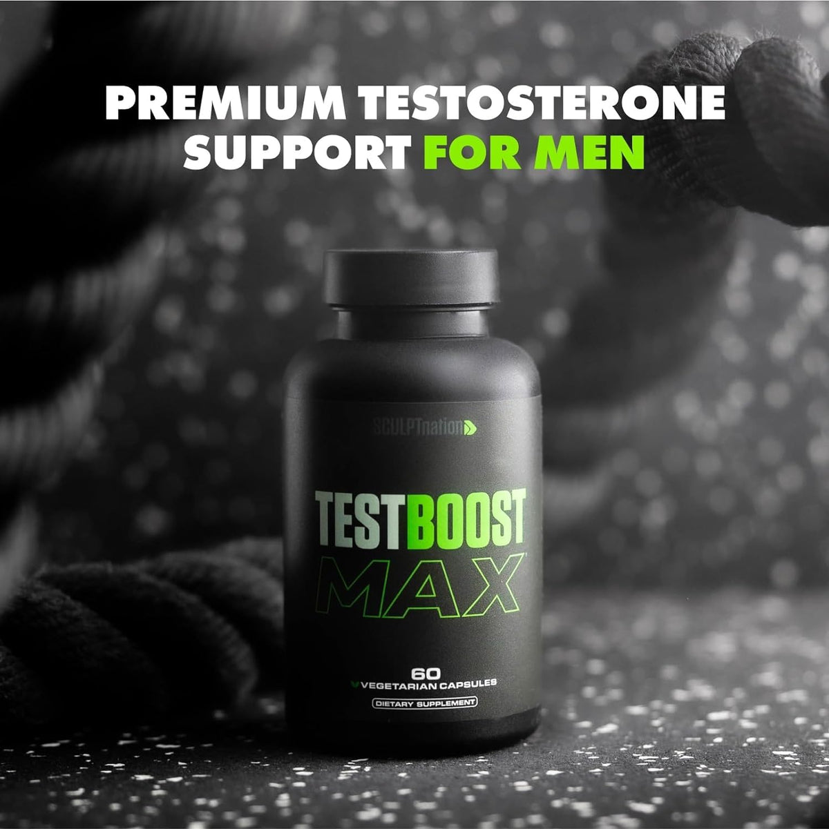 Sculptnation TestBoost Max Muscle Building Supplement, 60 Capsules