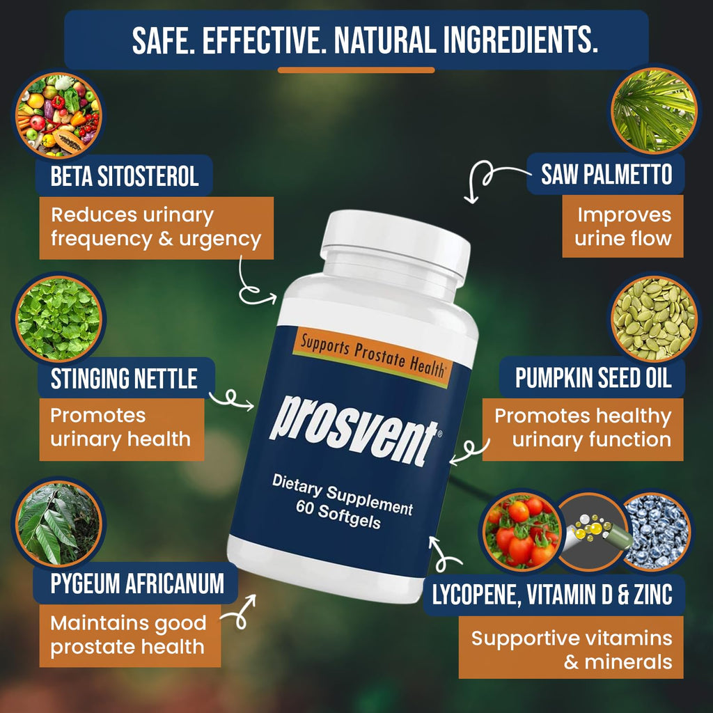 Prosvent dietary supplement 60 softgels