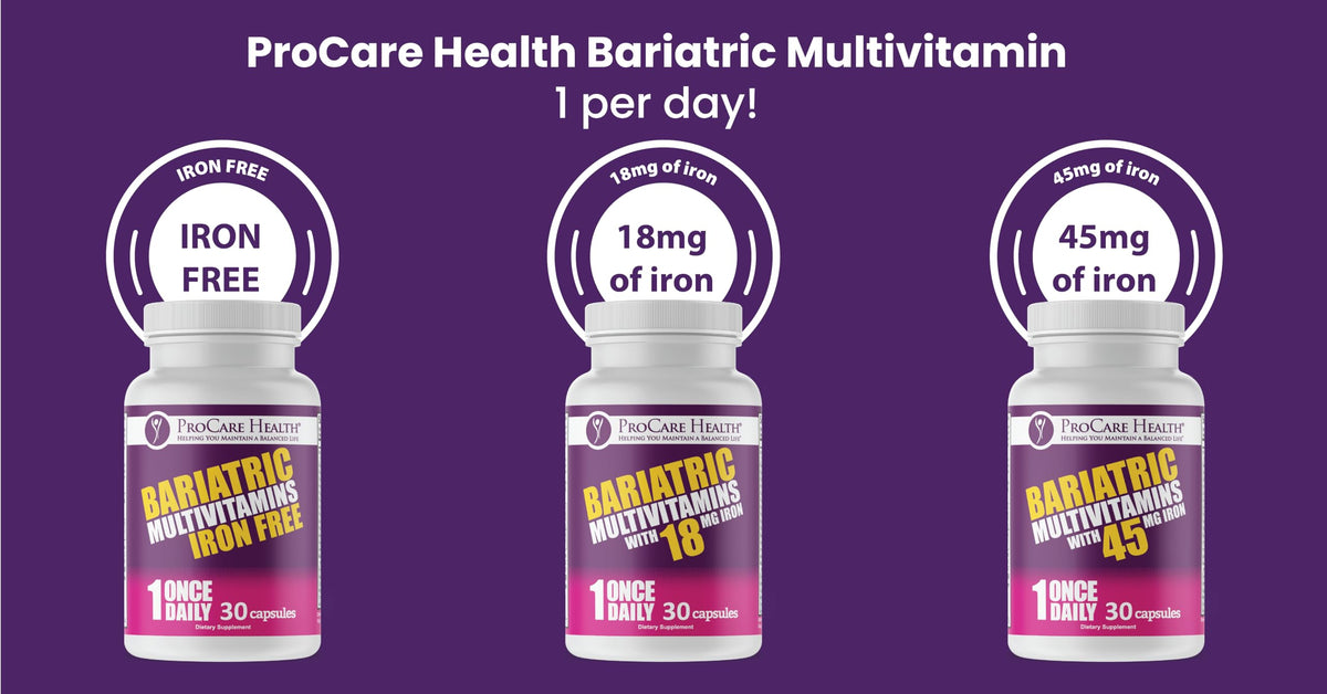 ProCare Health Bariatric Multivitamin 45mg Iron