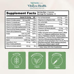 VITAL NUTRITIVE Vital Hair Complex – Biotin & Vitamin B Hair Vitamins for Women & Men – Supports Healthy Hair, Skin & Nails – Hormone-Free, Gluten-Free – Hair Supplement for Women & Men