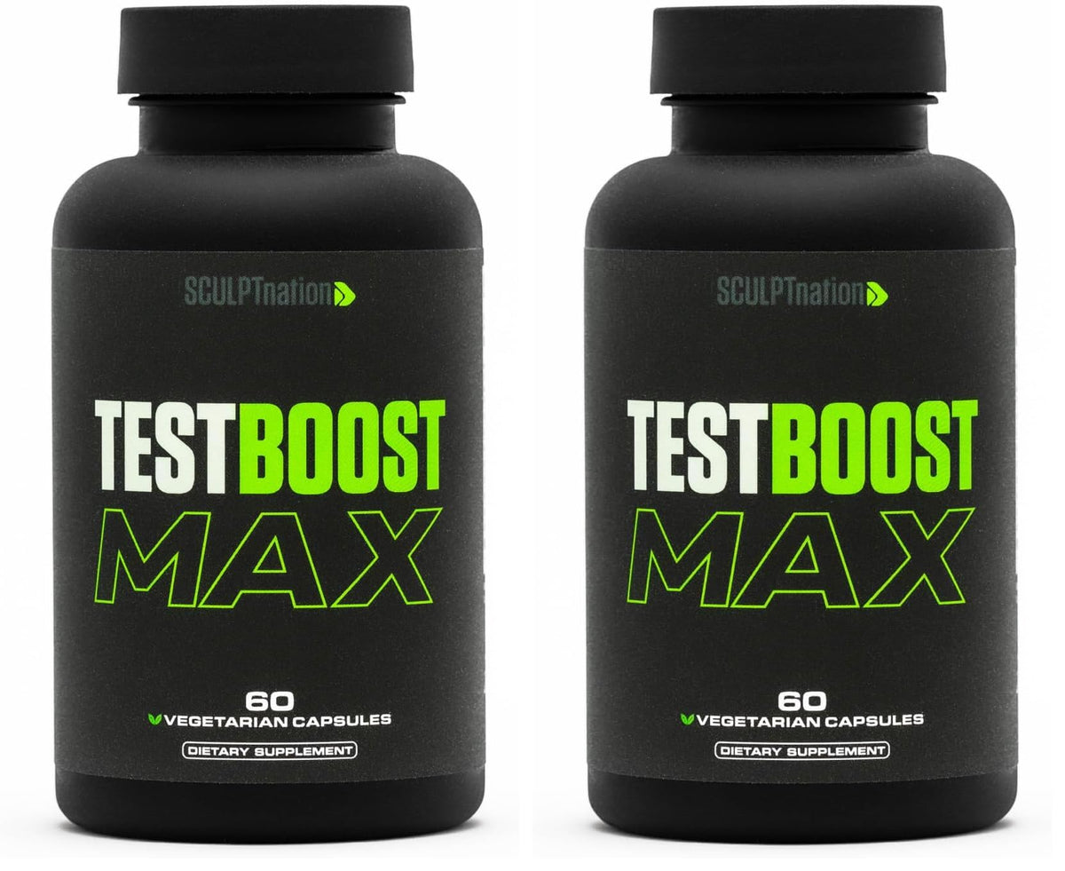 Sculptnation TestBoost Max Muscle Building Supplement, 60 Capsules