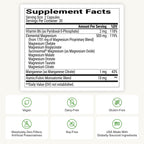 BIOptimizers Magnesium Breakthrough 60 Veg Capsules (7 Forms of Magnesium)