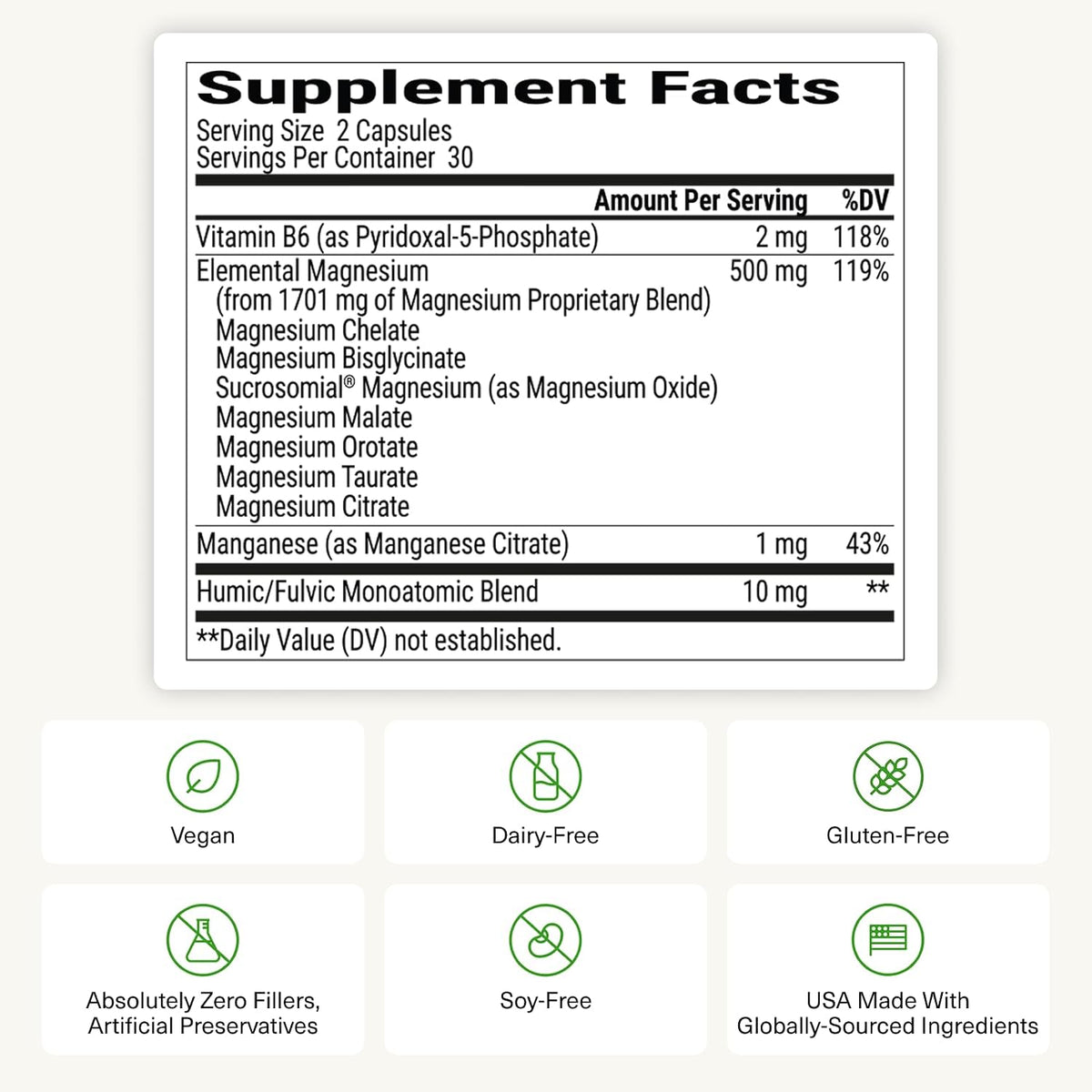 BIOptimizers Magnesium Breakthrough 60 Veg Capsules (7 Forms of Magnesium)