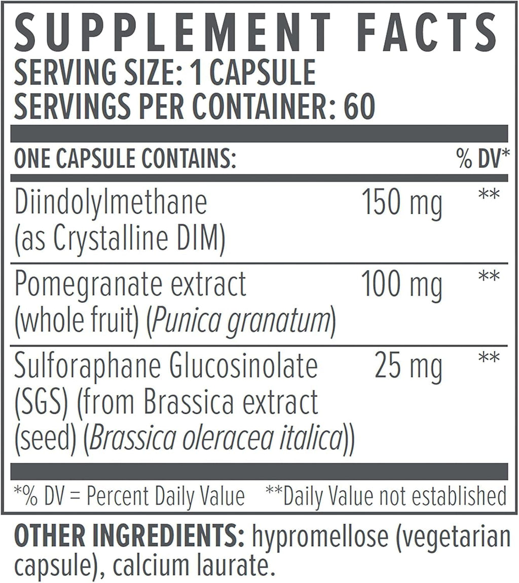 Biote DIM SGS+ Supplement, 60 Capsules | Hormone + Detox