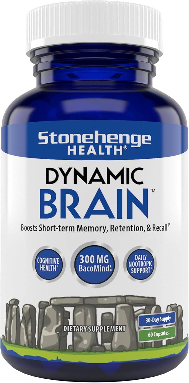 Stonehenge Health Dynamic Brain | Bacopa Supplement for Memory and Focus