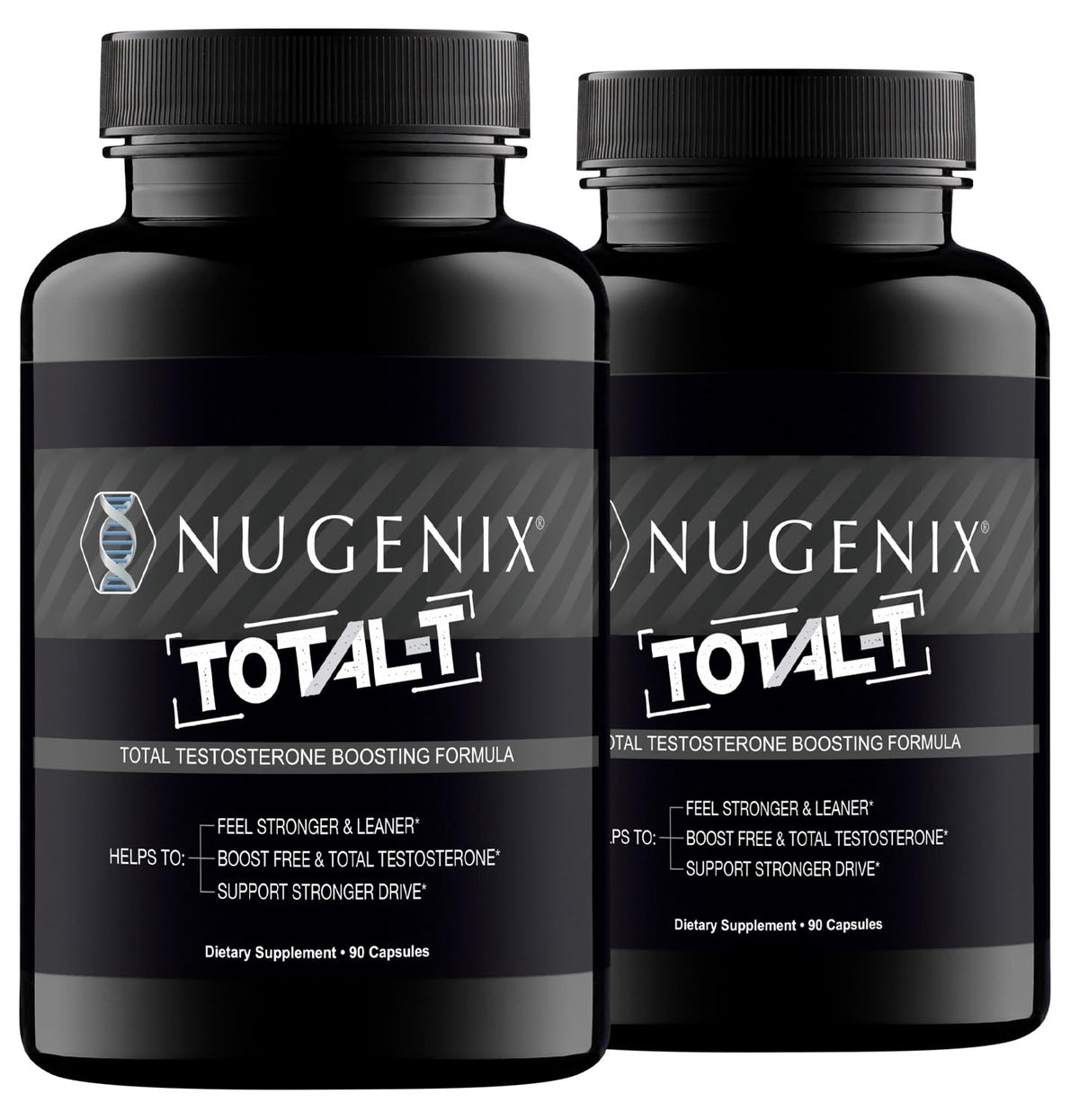Nugenix Total-T, Free and Total Testosterone Booster Supplement for Men, 90 Count