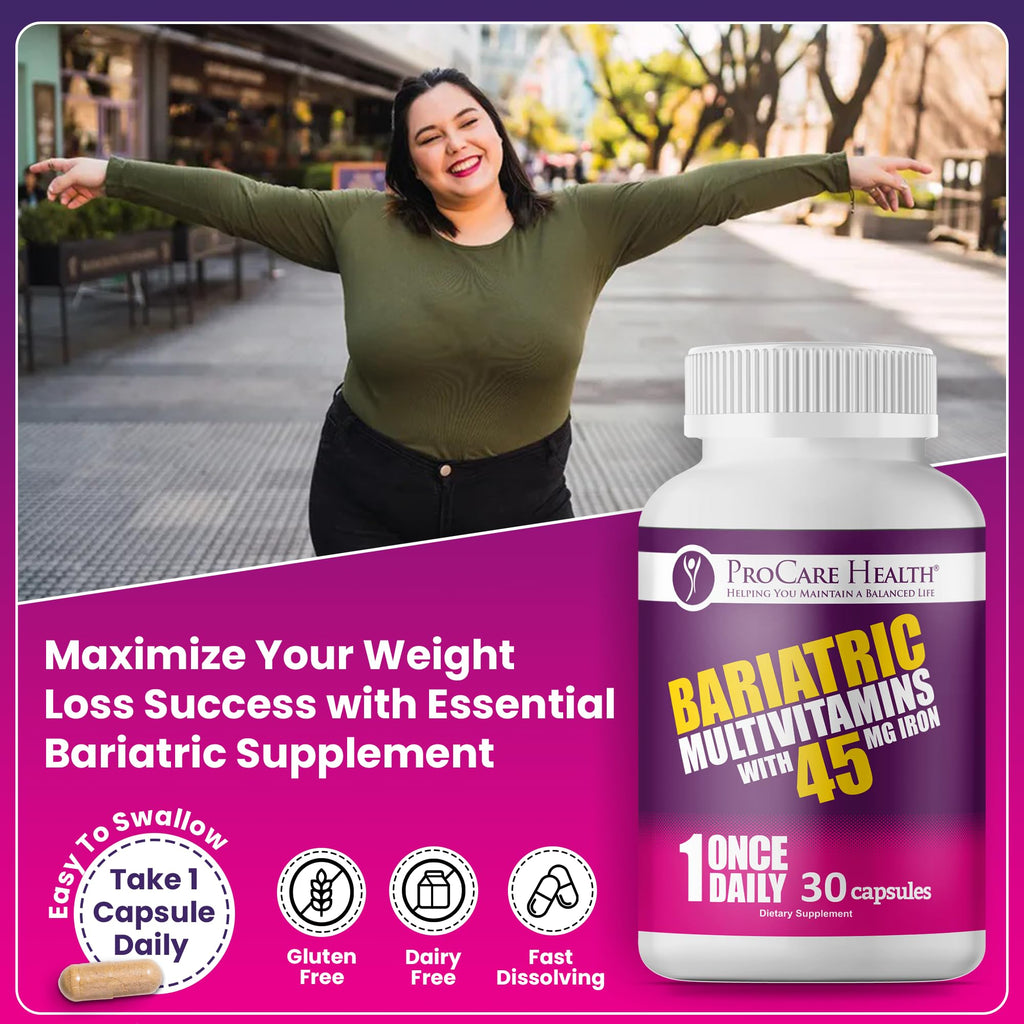 ProCare Health Bariatric Multivitamin 45mg Iron
