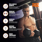 TestoFuel T-Booster Test Booster for Men 100% Natural 120 Capsules