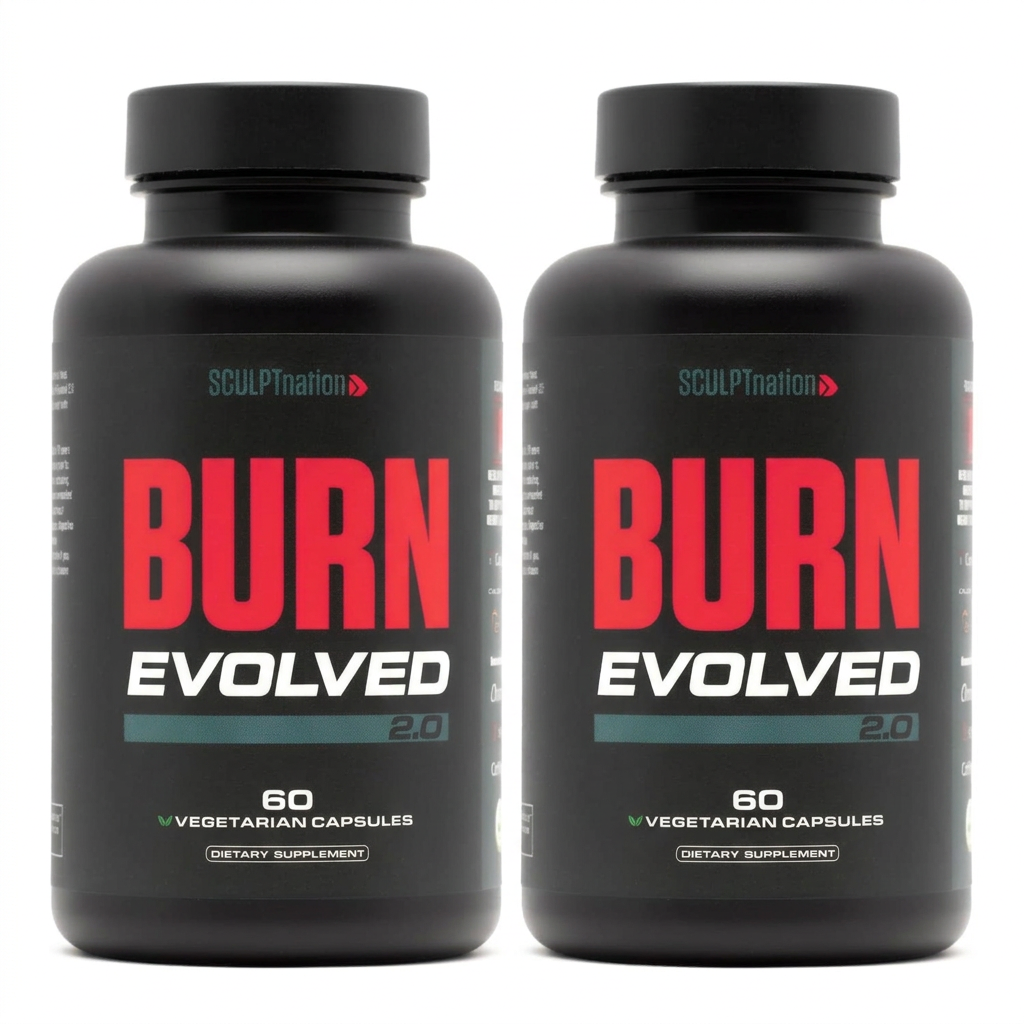 Sculpt Nation by V Shred Burn Thermogenic Fat Burner for Men & Women - Daytime Fat Burner Metabolism Booster - Premium Capsimax Cayenne Pepper, Chromax, Patented Ingredients - 60 Natural Veggie Pills
