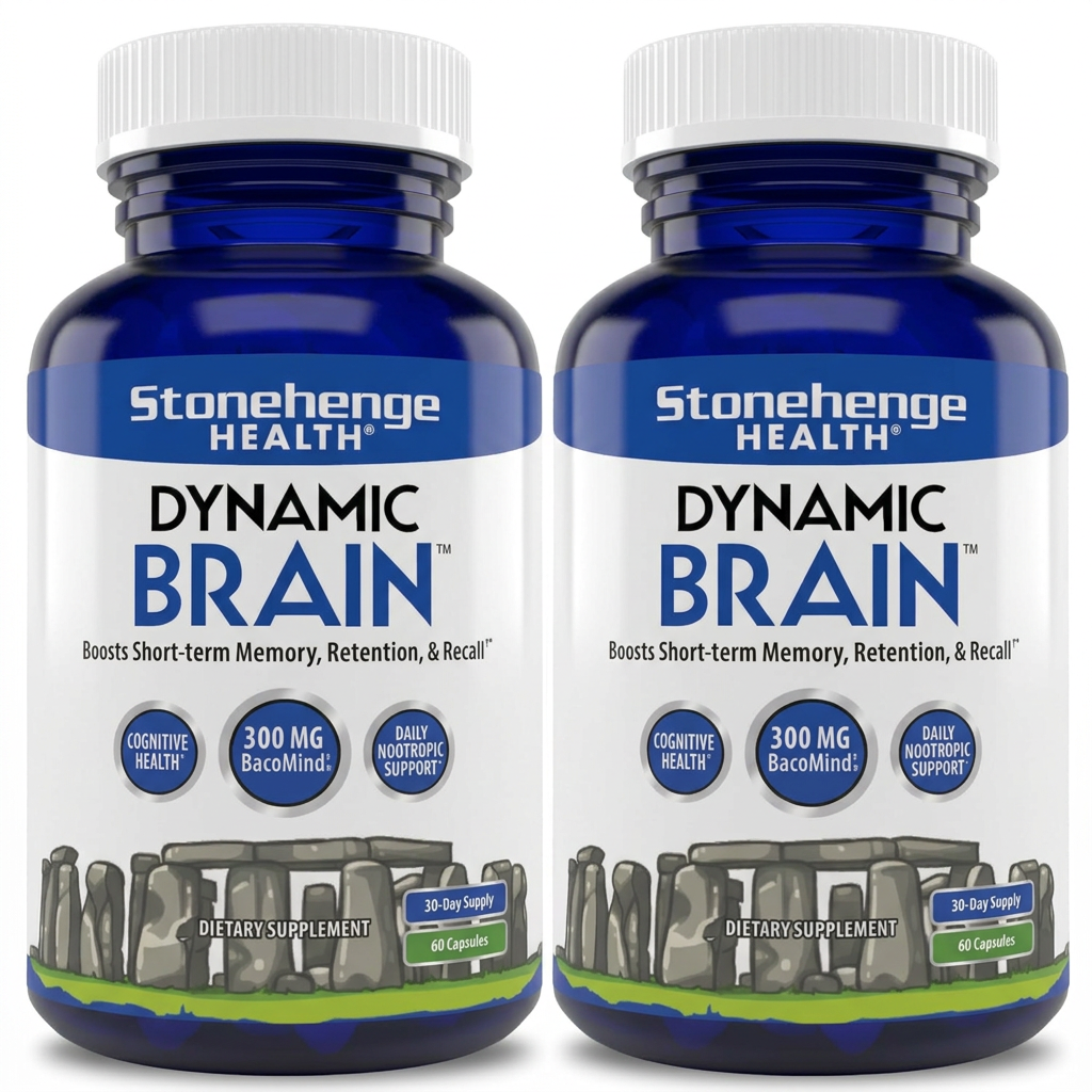 Pack of two Stonehenge Health Dynamic Brain bottles